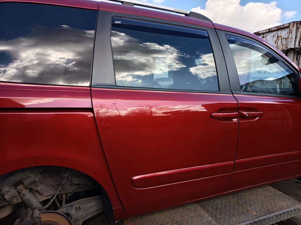 Kia Carnival III original Schiebet&uuml;r rechts R9 Rubinrot Baujahr 2006