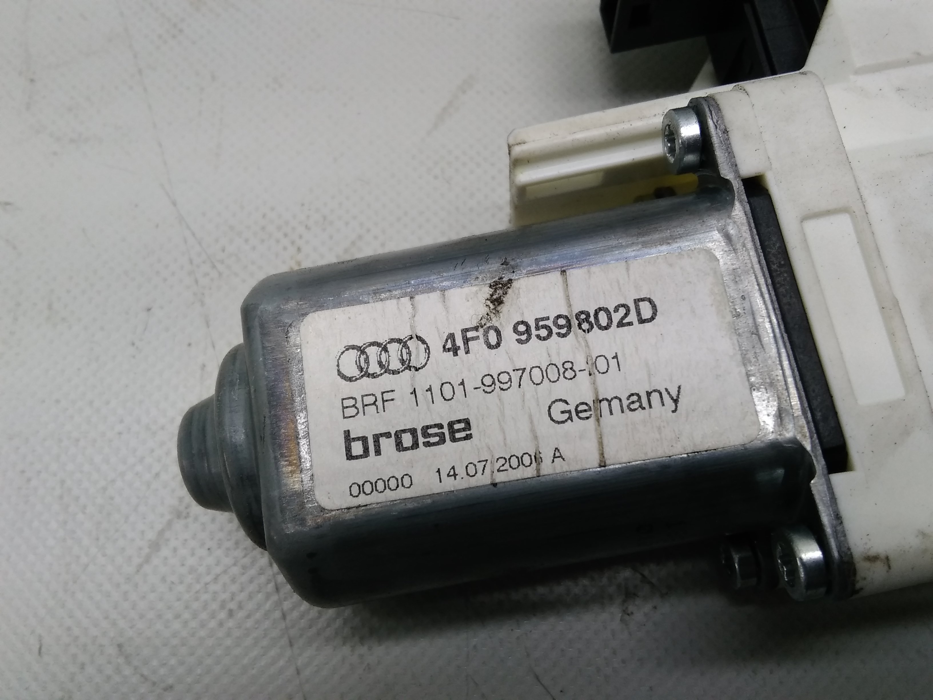 Audi A6 4F 4F0959802D Fensterhebermotor Tür rechts hinten BJ2006