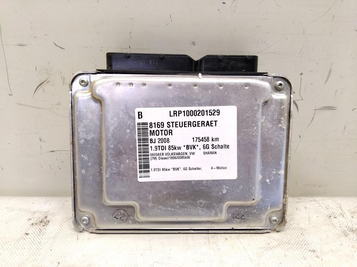 VW Sharan 7M original Steuerger&auml;t Motor 038906019PE 1.9TDI 85kw BVK BJ2008