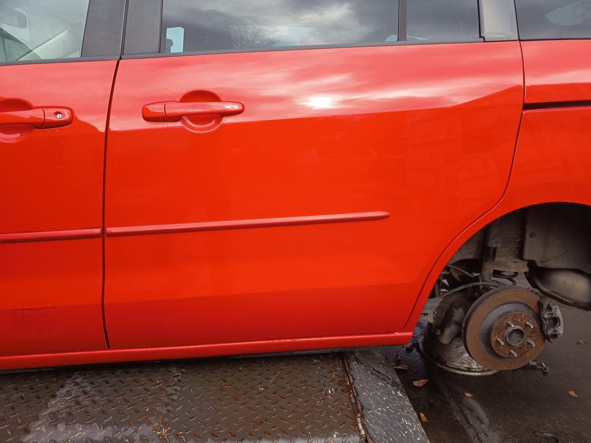 Mazda 5 CR orig Tür hinten links Schiebetür rot Bj 2009