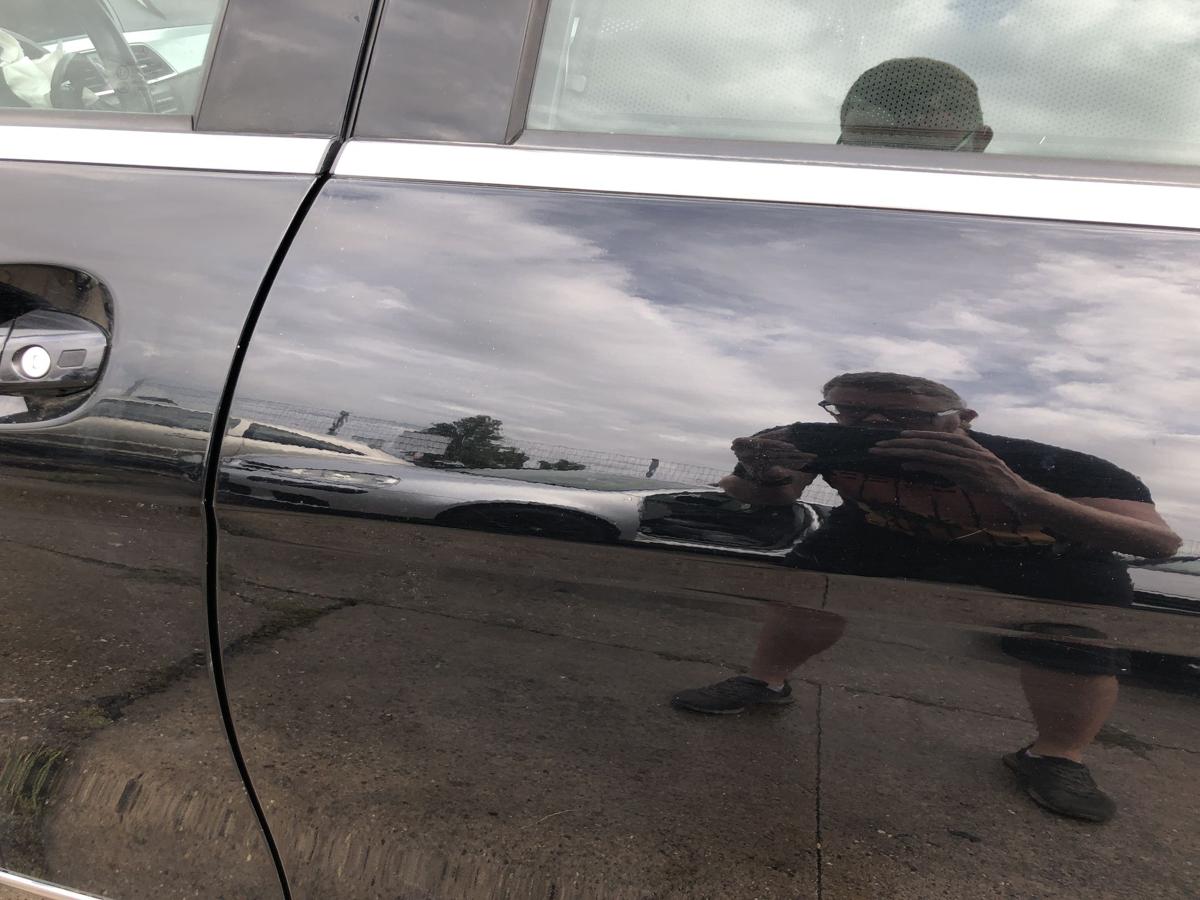 Mercedes C-Klasse W204 Mopf T&uuml;r hinten links Fondt&uuml;r Rohbau Limo 040 schwarz