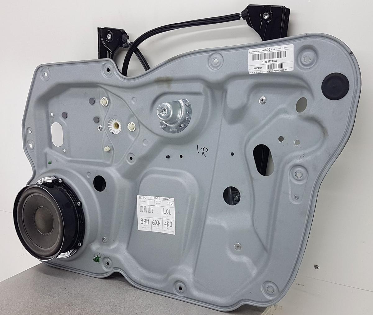 VW Cross Touran 1T Fensterheber vorn rechts 1T1837730AJ Bj2007 ohne Motor