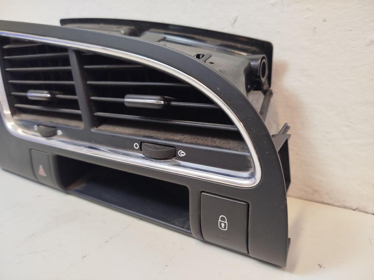 Peugeot 3008 I Typ 0U Luftd&uuml;sen mitte Luftduschen Luftausstr&ouml;mer Mittelkonsole