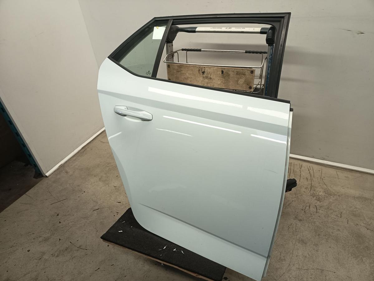 Skoda Fabia 3 III NJ Limo orig T&uuml;r hinten rechts LF9F Laser White 5t&uuml;rig BJ2014