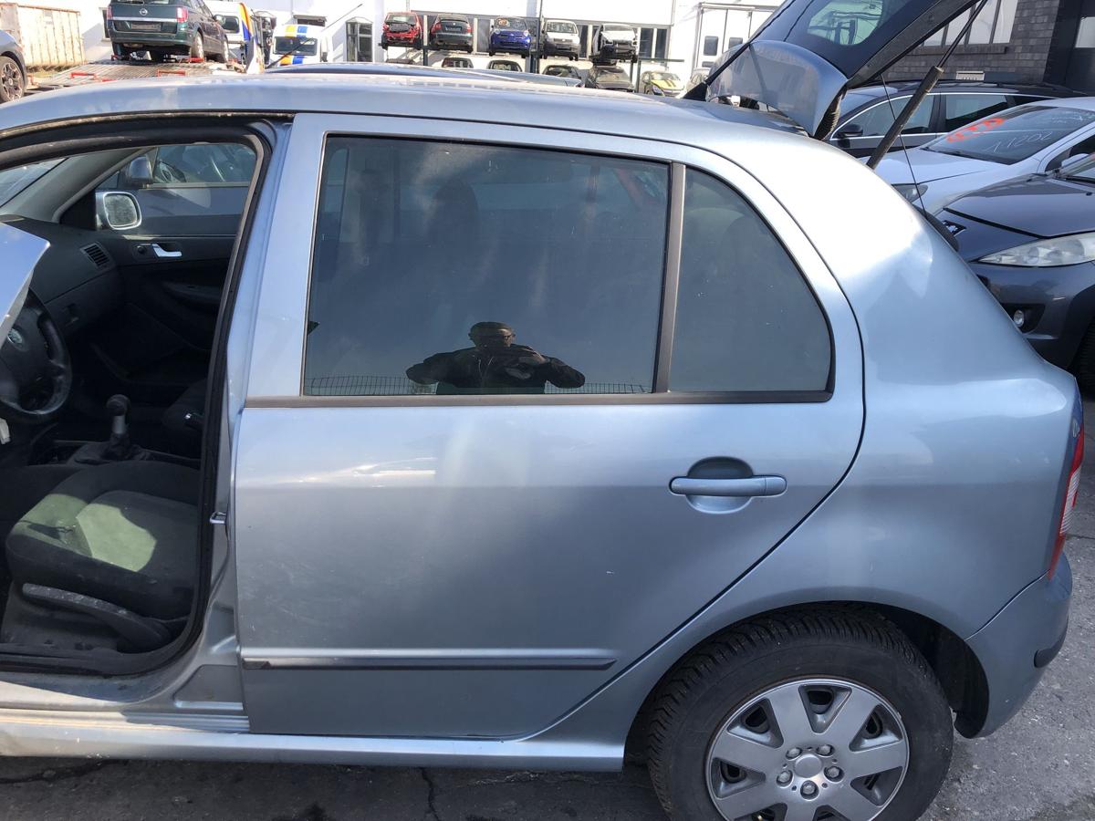 Skoda Fabia 6Y T&uuml;r hinten links Fondt&uuml;r im Rohbau 5 t&uuml;rer LF7U Stone Grey Met