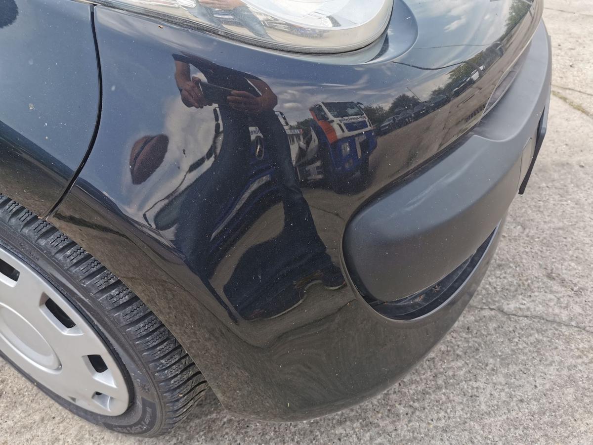 Citroen C1 P Stossstange Stossfänger Bumper vorn EXZ Schwarz Metallic