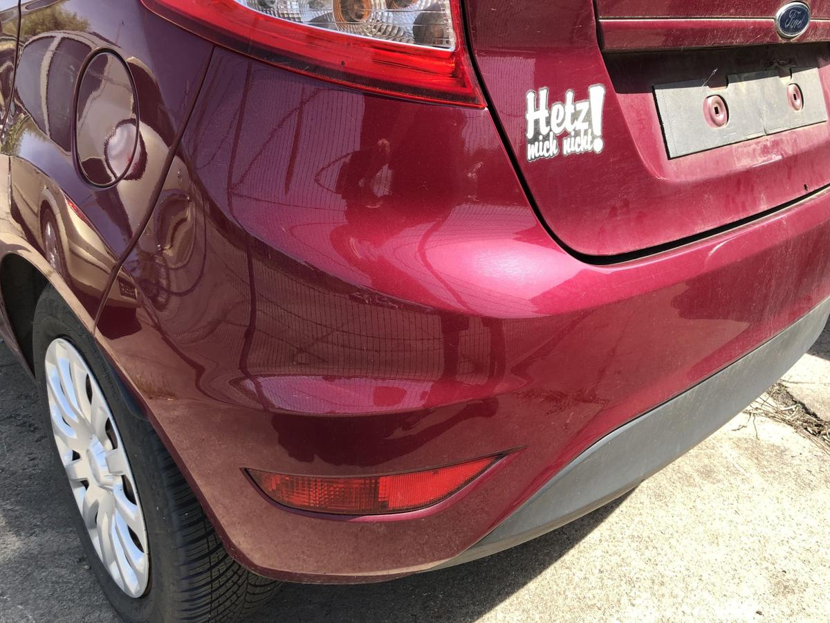 Ford Fiesta JA8 Stoßfänger hinten Heckschürze 5 türer Hot Magenta Stoßstange