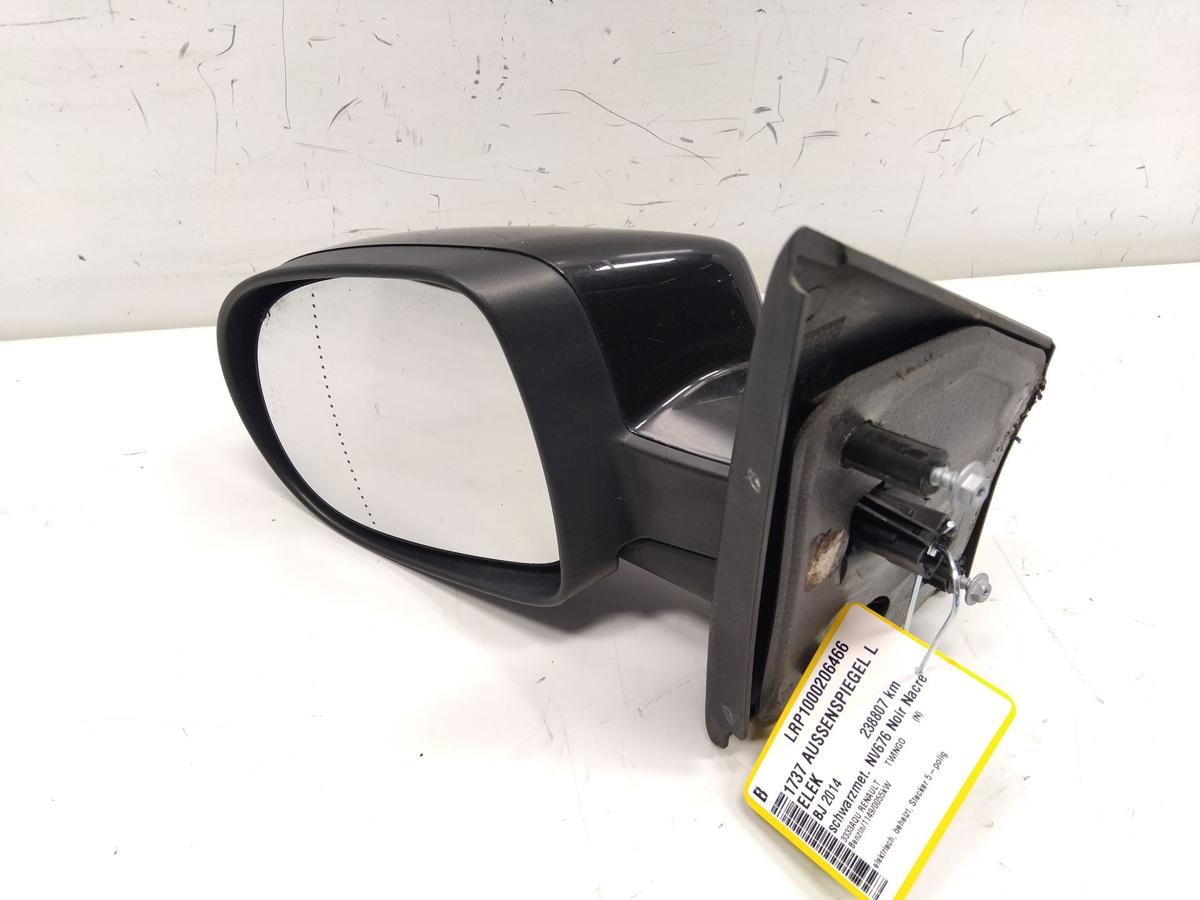 Renault Twingo 2 orig Au&szlig;enspiegel links elektrisch beheizt BJ2014 NV676 schwarz