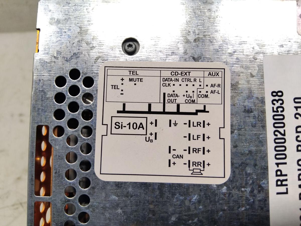 VW Golf 6 1K original Radio RCD210 1K0035156A VWAZ1I8913904 BJ2009