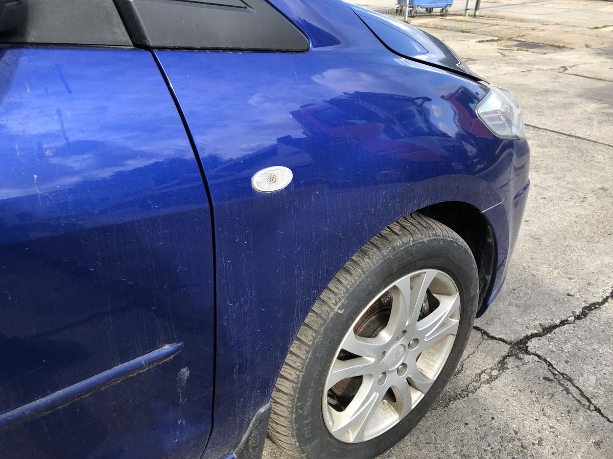 Mazda 5 CR ab 2008 Kotfl&uuml;gel vorn rechts Fahrerseite 34J Aurora Blue