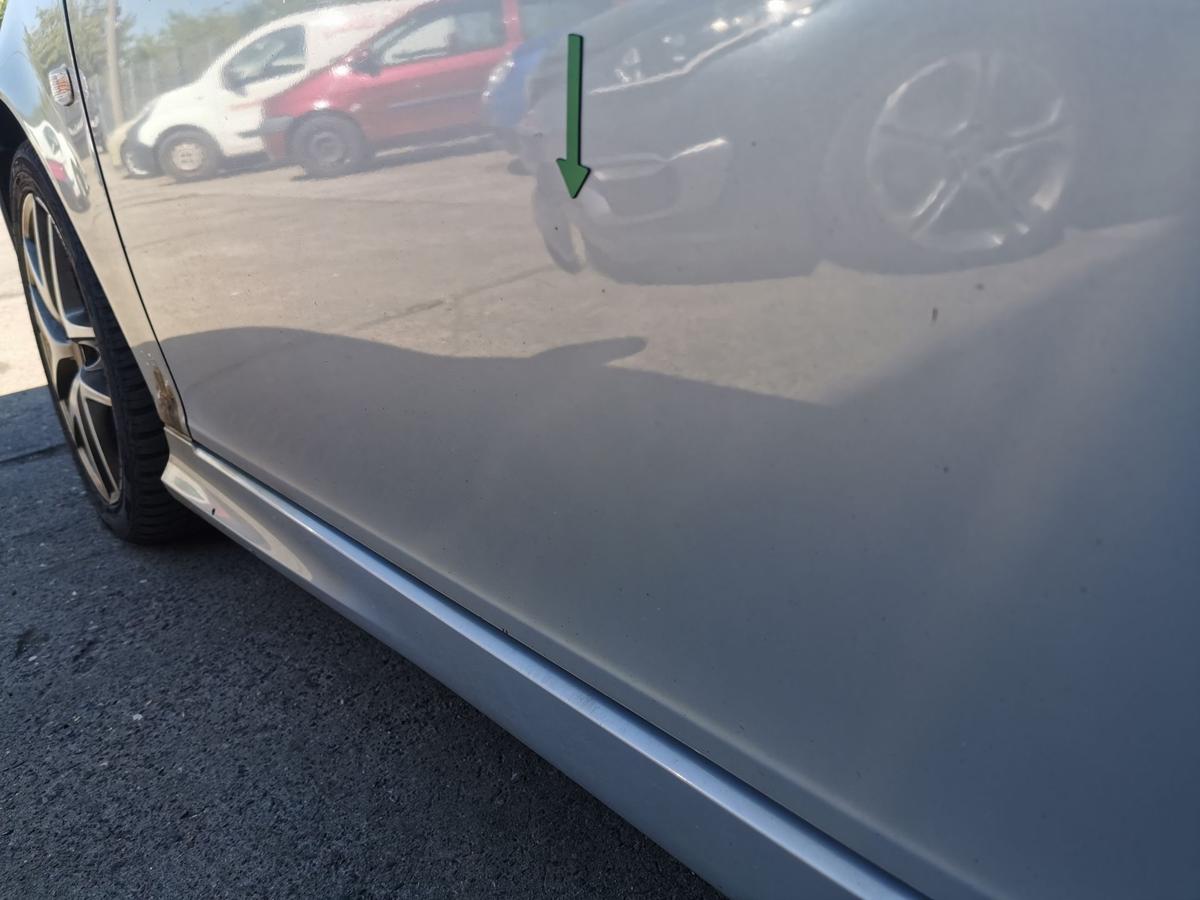 Saab 9-3 YS3 Kombi Fahrertür Tür Autotür vorn links 309 Kristallsilber Rohbautür