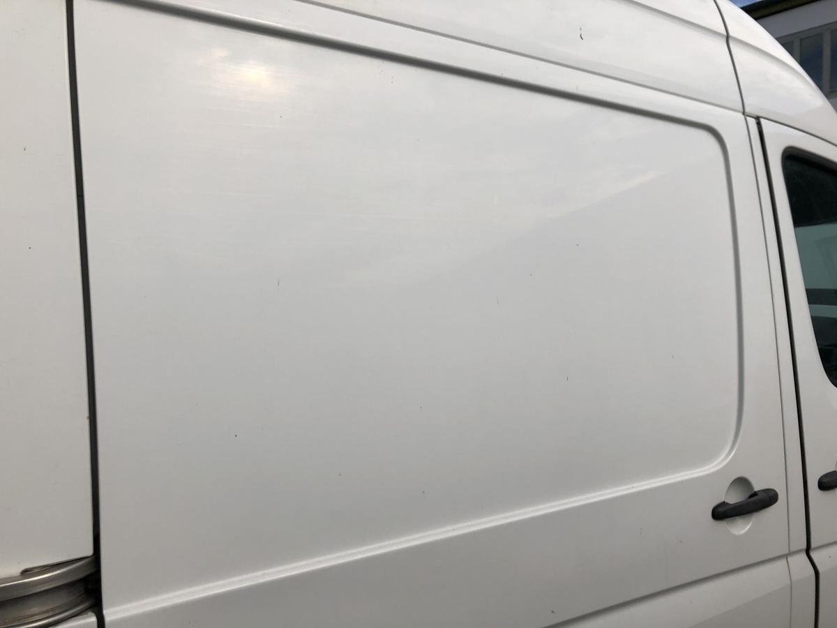 VW Crafter 35 2E Kasten Schiebetür rechts ohne Scheibe Hochdach LB9A weiss
