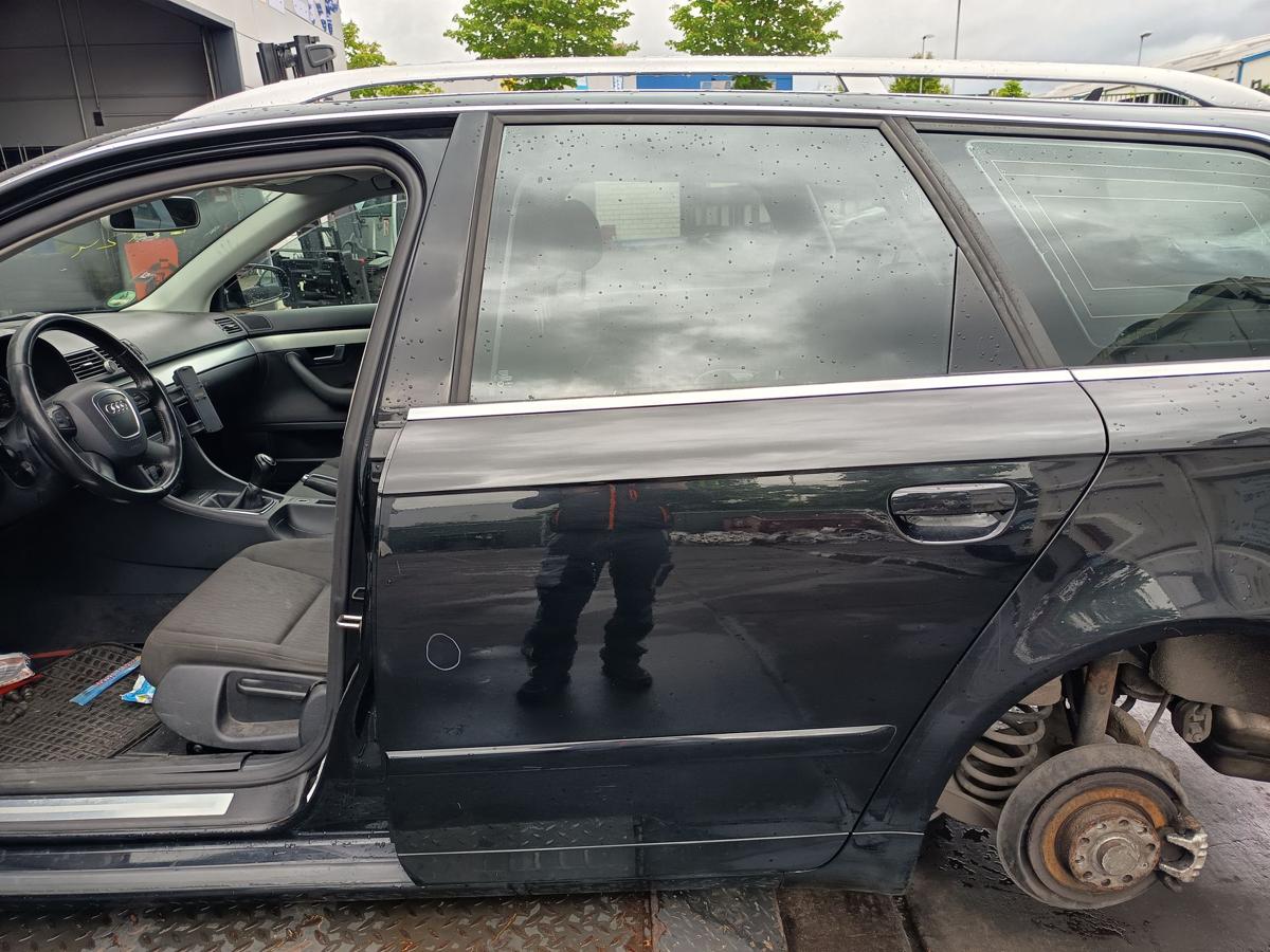 Audi A4 8E B7 Avant original Tür hinten links Fond Z9Y Phantomschwarz Bj 2007