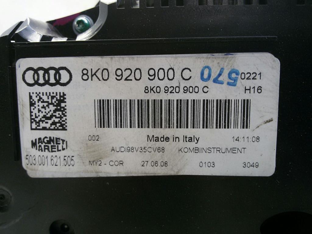 Audi A4 8K B8 Tacho Kombiinstrument 8K0920900C 2.0TDI 105kw CAGA
