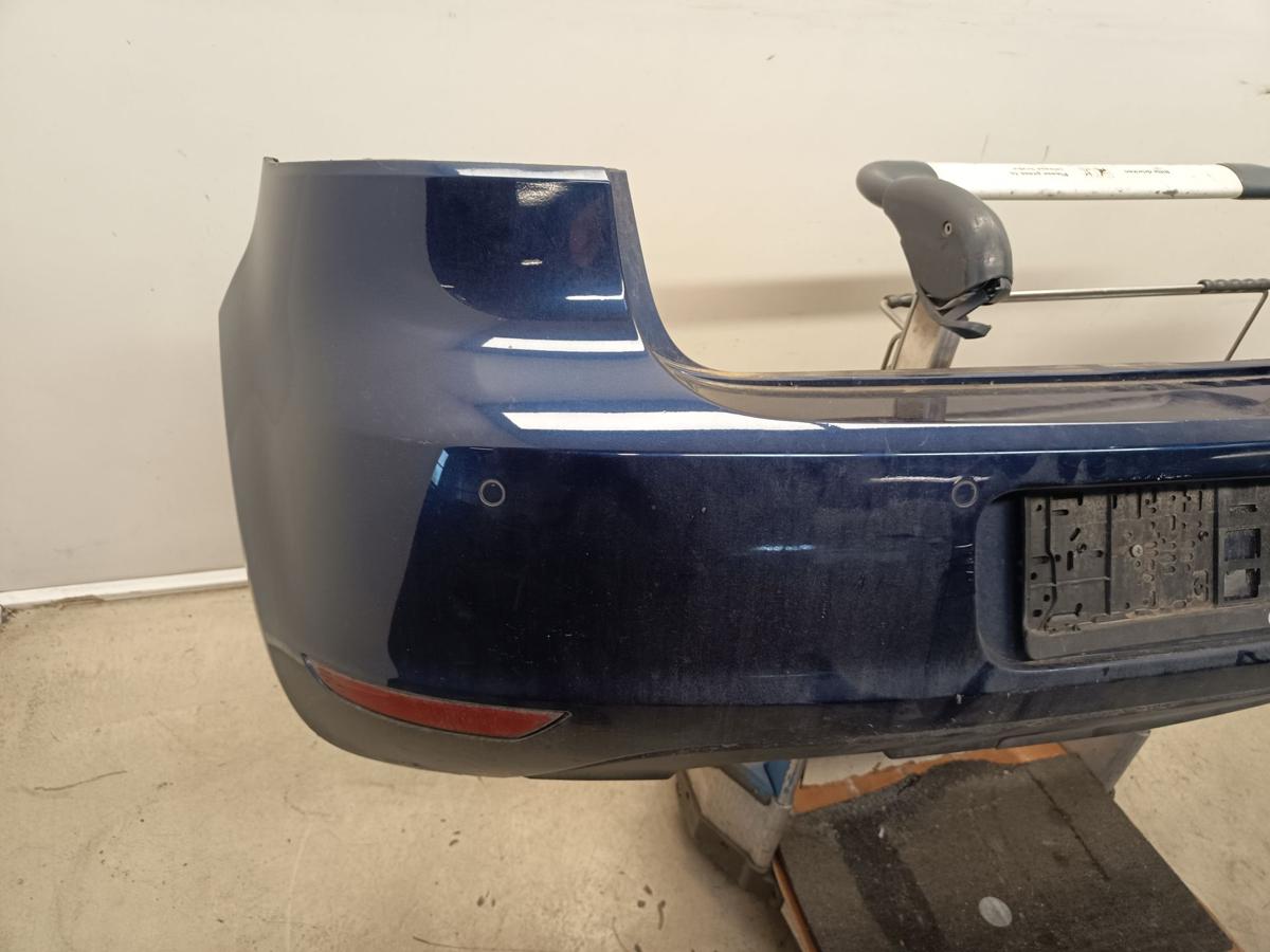 VW Golf VI 5K1 original Sto&szlig;stange F&auml;nger hinten D5Q Shadow Blue Bj 2011