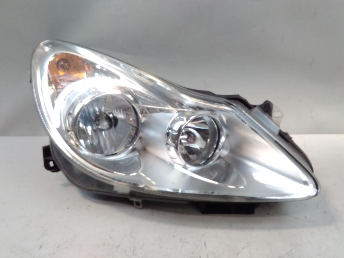 Opel Corsa D orig Scheinwerfer rechts chrom Valeo Halogen m LWR BJ2010 13186382