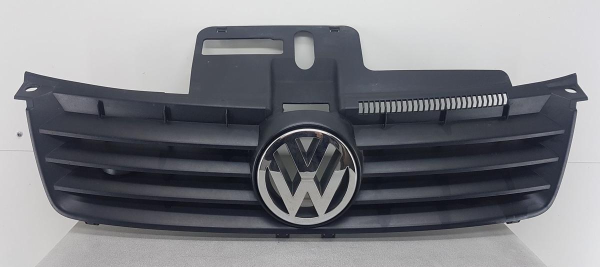 VW Polo 9N Kühlergrill 6Q0853651C schwarz mit Emblem Bj2003