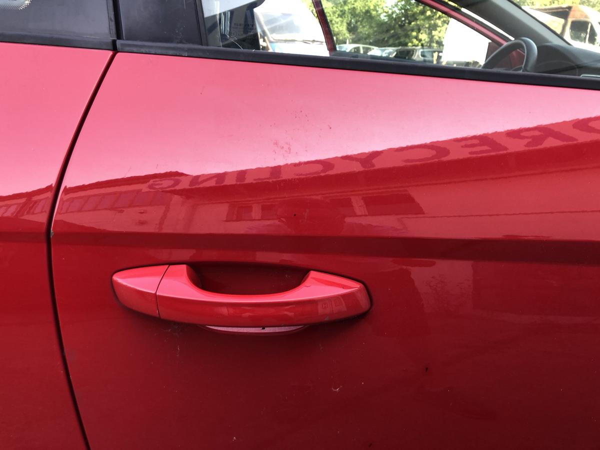 Seat Leon 5F T&uuml;r vorn rechts Beifahrert&uuml;r nur f&uuml;r 3 t&uuml;rer LS3H Emocion Rot