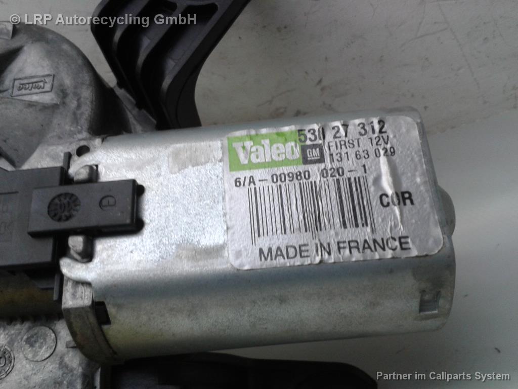 Opel Corsa D Bj2011 original Heckwischermotor 13163029 Valeo 53027312