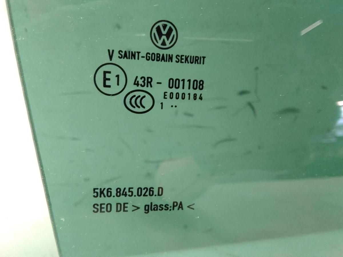 VW Golf 6 original Türscheibe hinten rechts abgedunkelt 5-türig Fließheck BJ2012