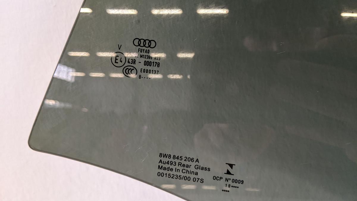 Audi A5 B9 F5 Türscheibe hinten rechts Sportback getönt