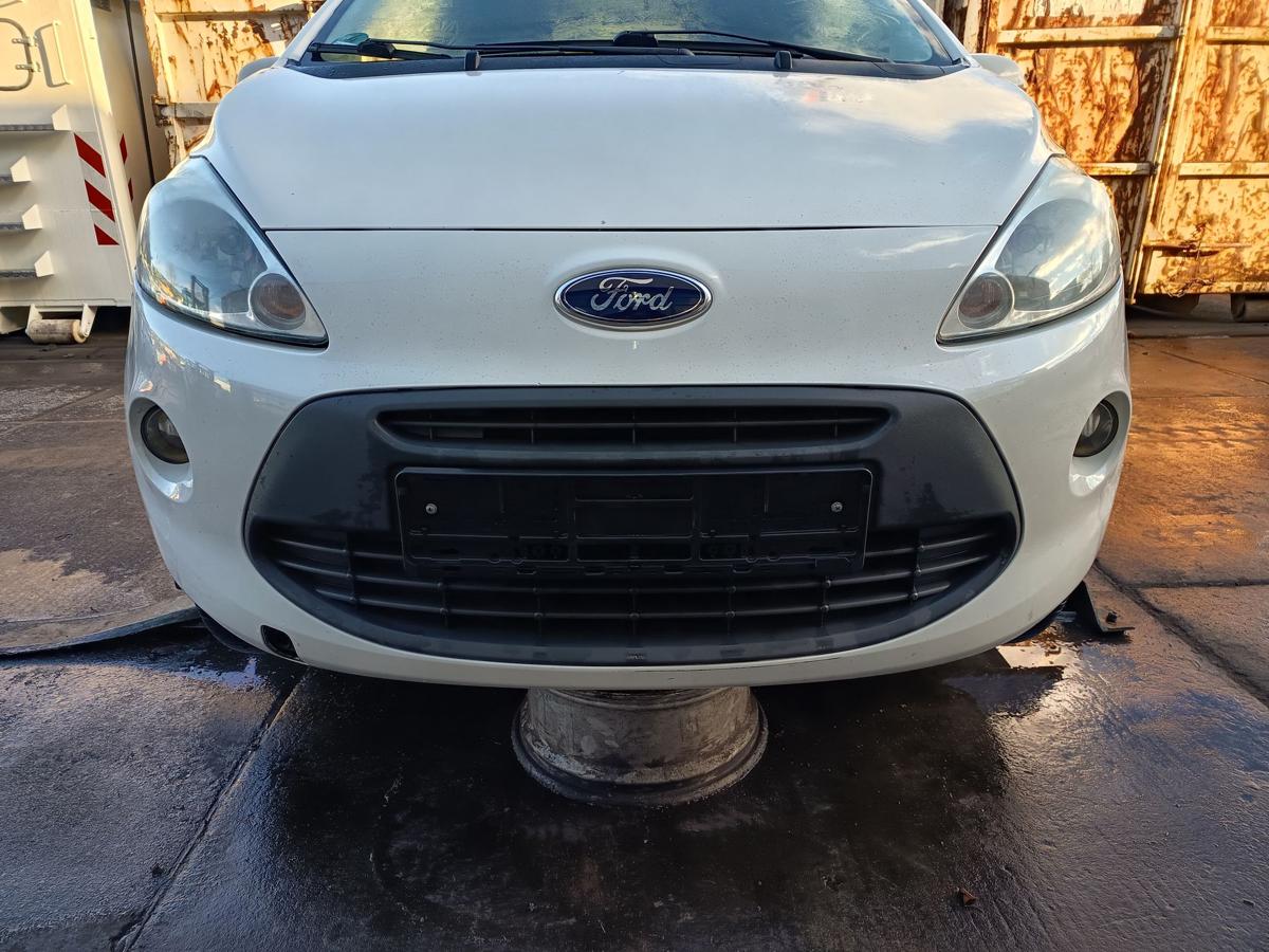 Ford KA RU8 orig Sto&szlig;f&auml;nger vorn Sto&szlig;stange Crystal Wei&szlig; Bj 2009