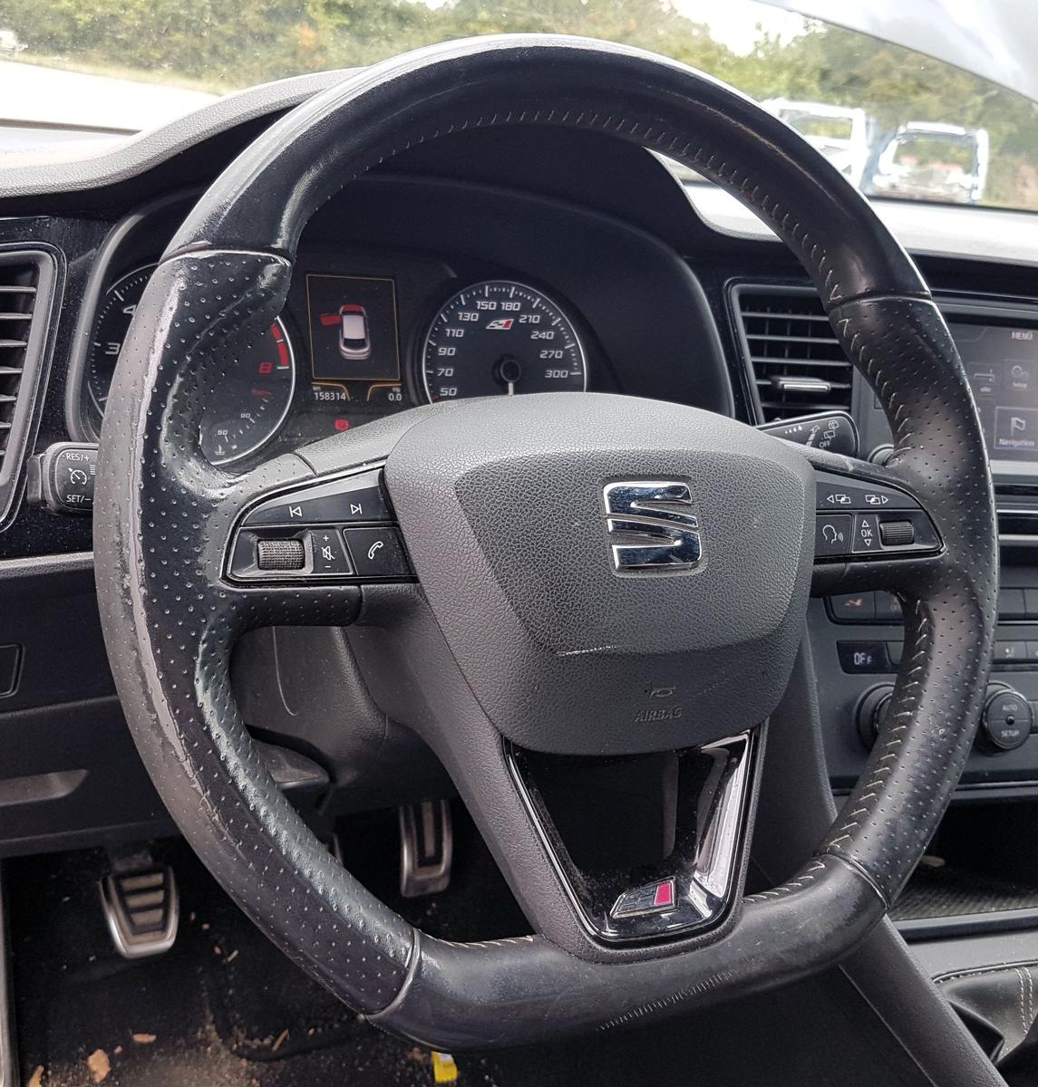 Seat Leon Cupra 5F Lenkrad Leder Lederlenkrad Bj2014 Multifunktion