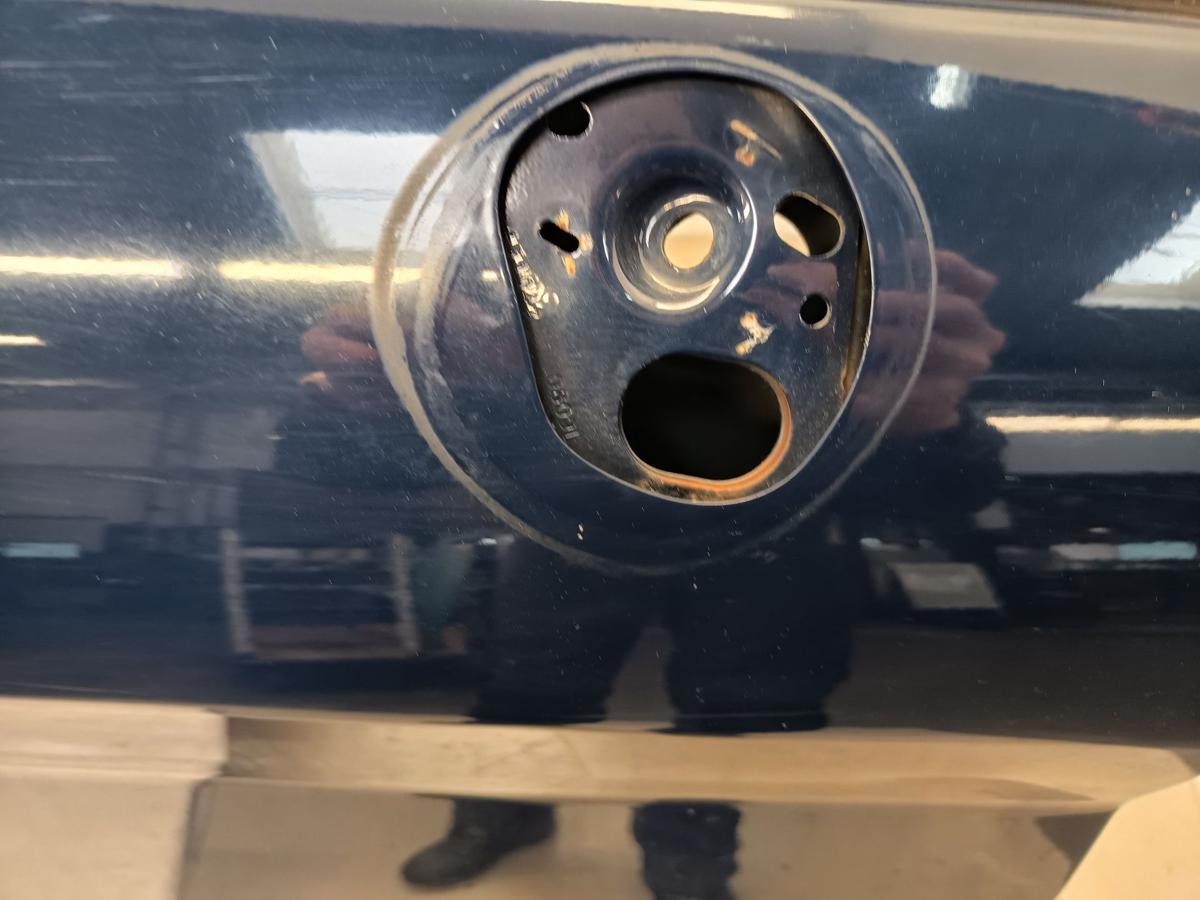 Ford Fiesta VII 3türer original Tür rechts Beifahrer (Roh) Blazerblau Bj 2009