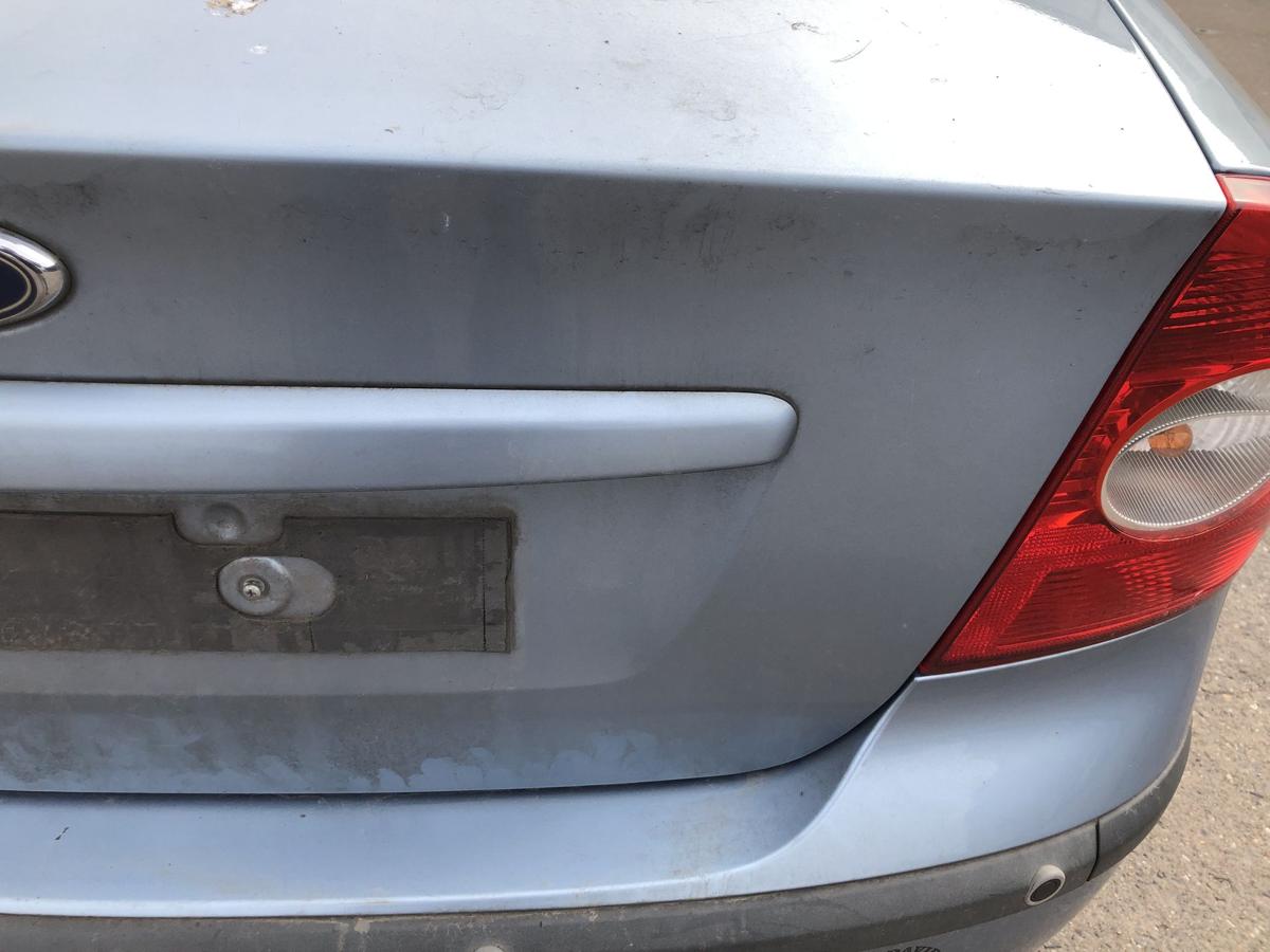 Ford Focus DA3 Limo 4trg Heckklappe Kofferklappe Kofferraumdeckel Tonic blau Met