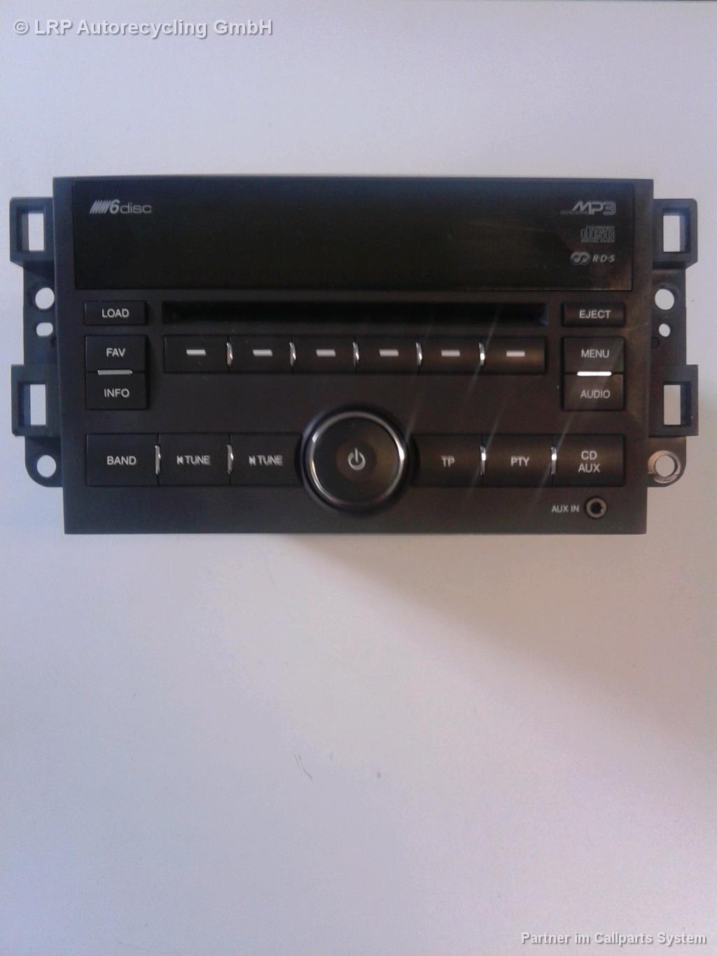 Chevrolet Epica original Radio mit CD-Wechsler MP3 96647738