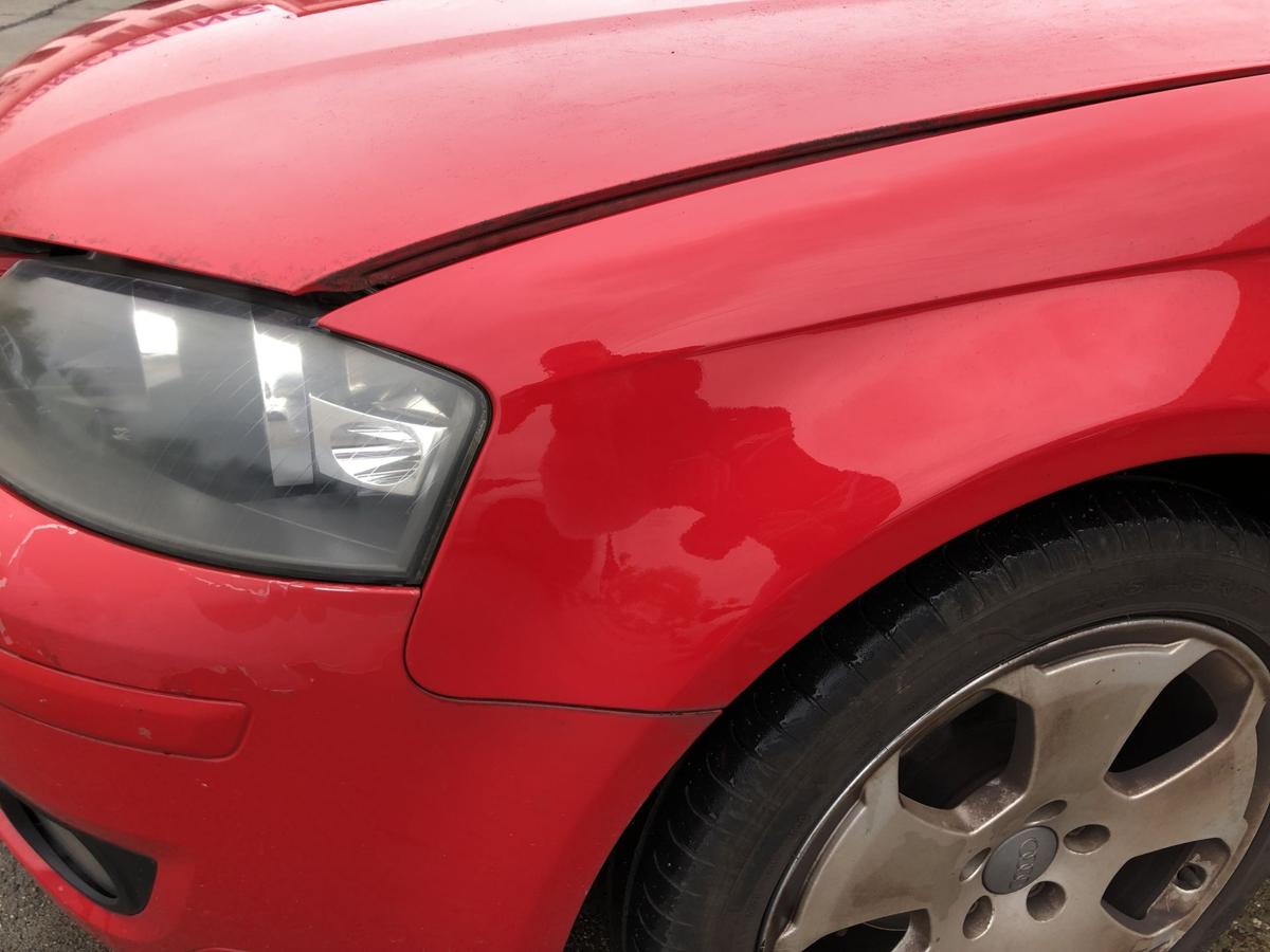 Audi A3 8PA Sportback Kotflügel vorn links Fender Seitenteil LY3J rot bis 2008