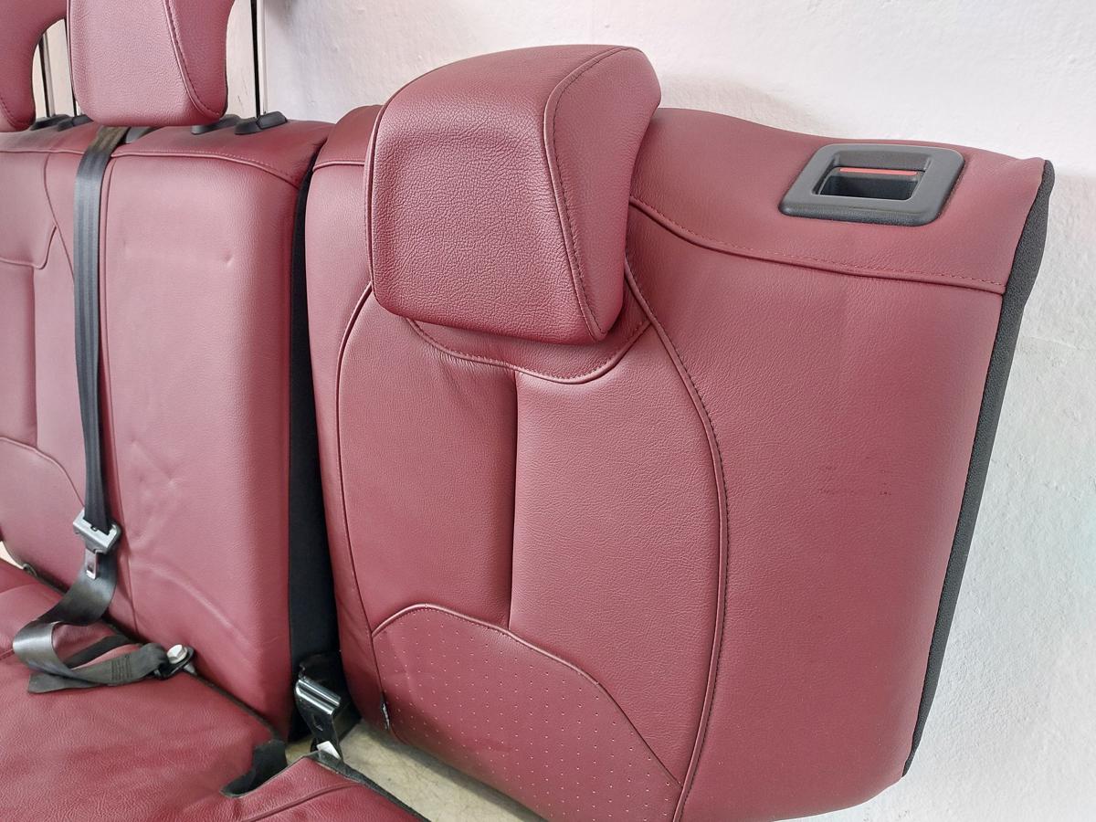 Citroen DS3 Sport Chic R&uuml;cksitzbank Sitzbank R&uuml;cksitz Vollleder weinrot Leder