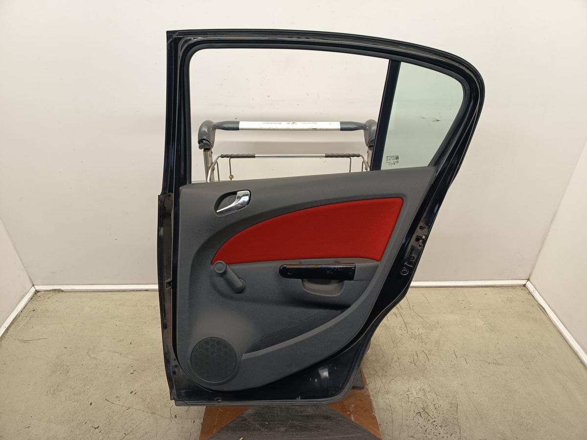 Opel Corsa D original T&uuml;r hinten rechts Fond Z20R Saphirschwarz Bj 2009