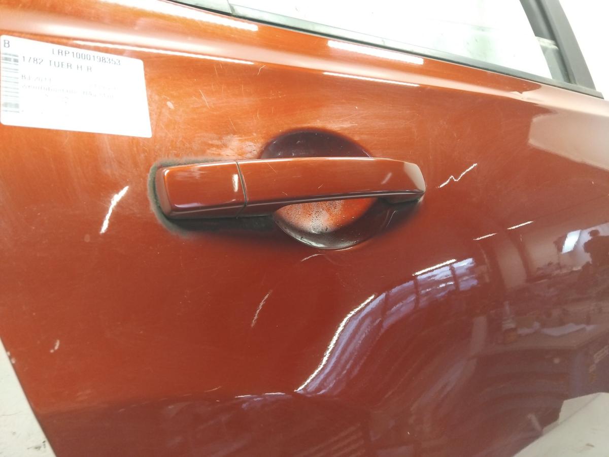 Nissan Qashqai J10 T&uuml;r hinten rechts weinrotmetallic NAJ Bj.2011