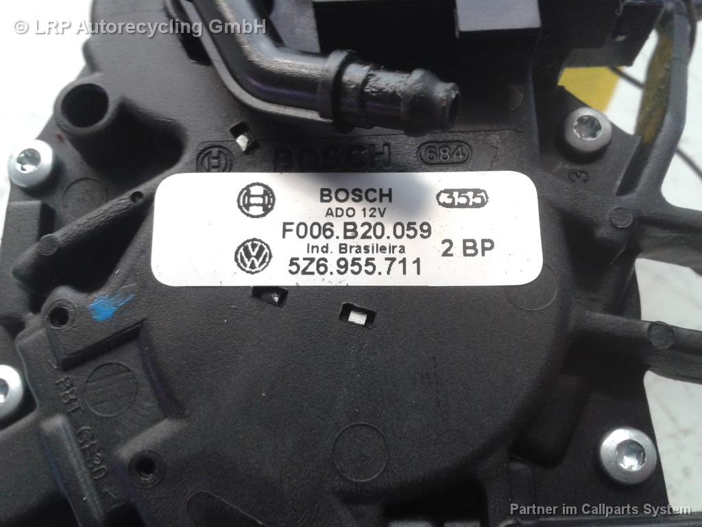 VW Polo 9N2 Heckwischermotor 5Z6955711 F006B20059 BOSCH BJ2004