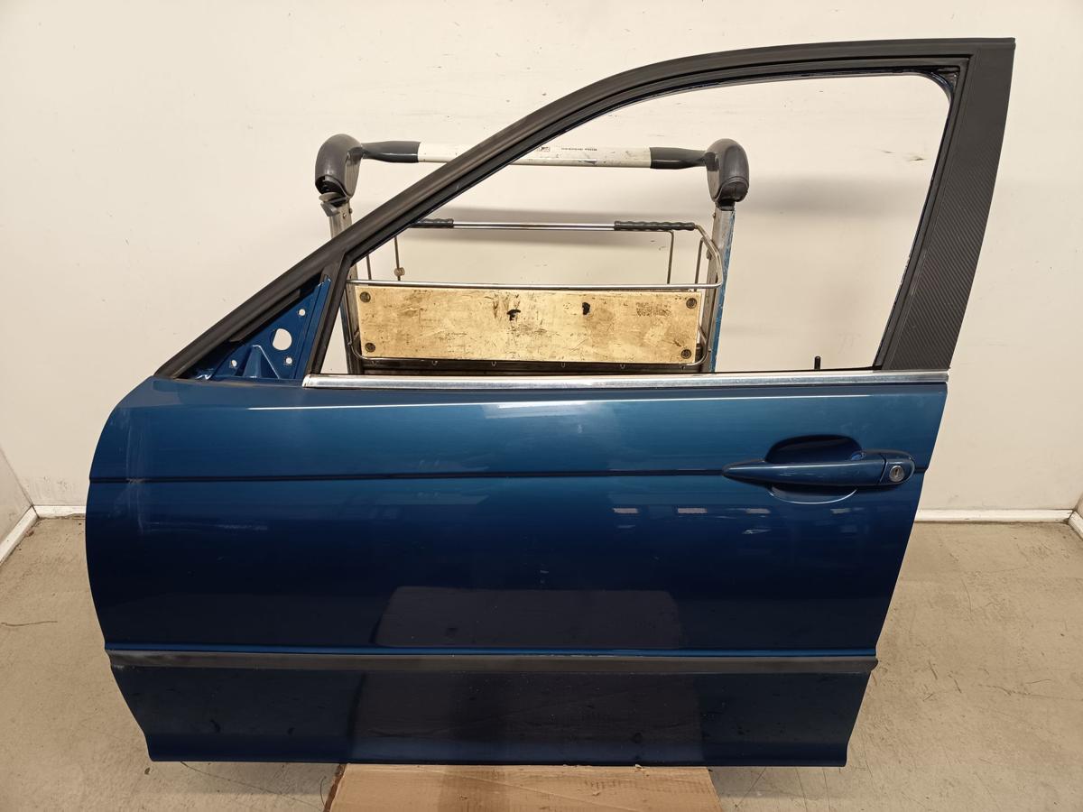 BMW E46 original T&uuml;r vorne links 364 Topasblau Baujahr 2002