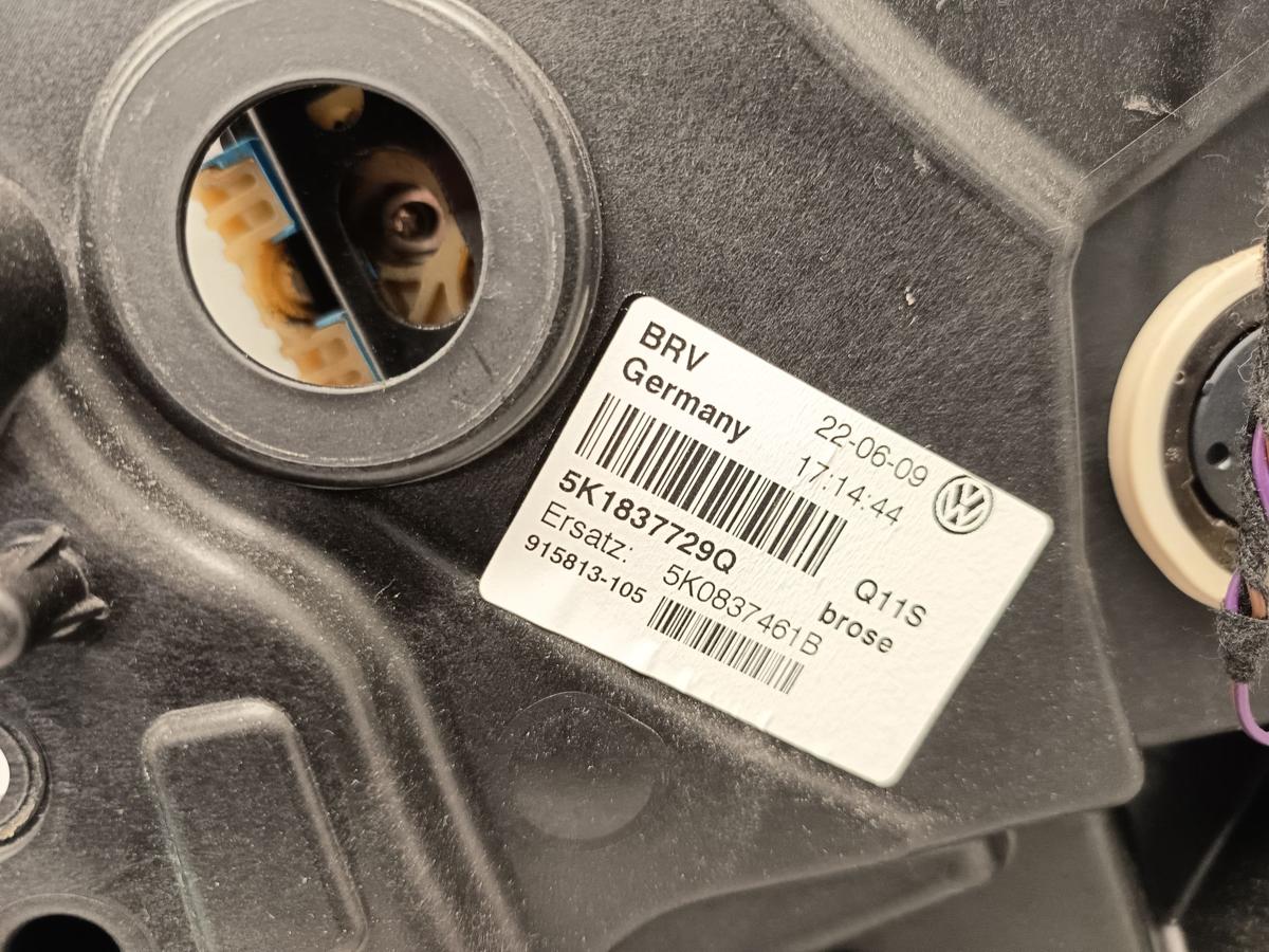 VW Golf VI Bj 2009 original Fensterheber vorn links elektrisch 5K1837729Q