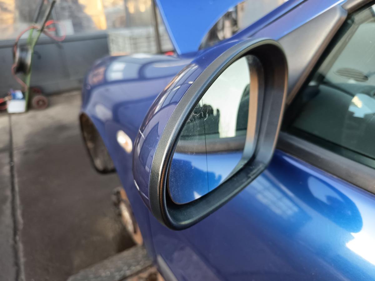 Seat Leon 1M original Aussenspiegel links elektrisch S5S Almeriablau Bj 2005