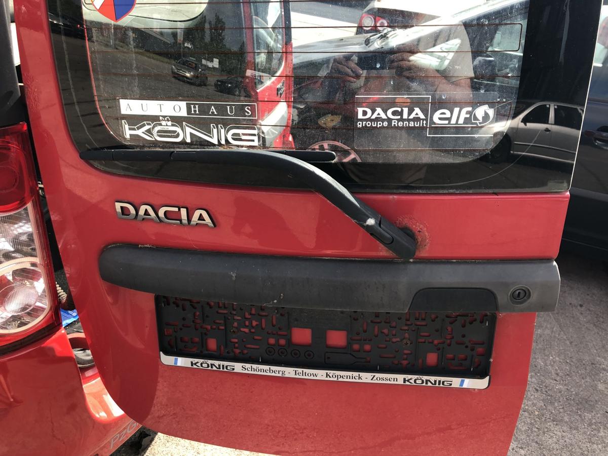 Dacia Logan MCV Hecklt&uuml;r links Heckfl&uuml;gelt&uuml;r mit Scheibe ROST OV21D Red Passion