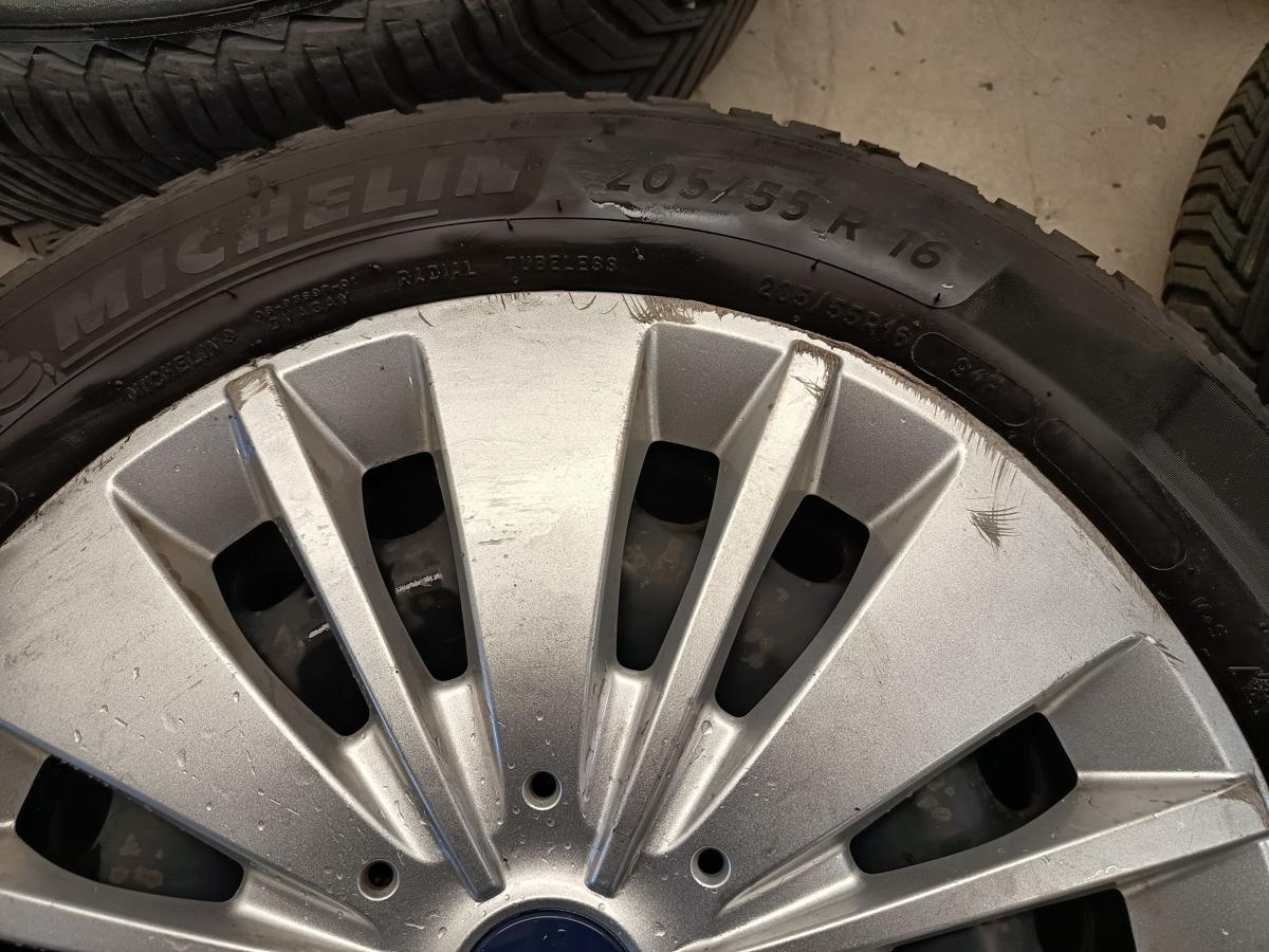 Ford Focus III original Stahlfelgen 6,5x16 ET50 mit Allwetterreifen 205/55 R16