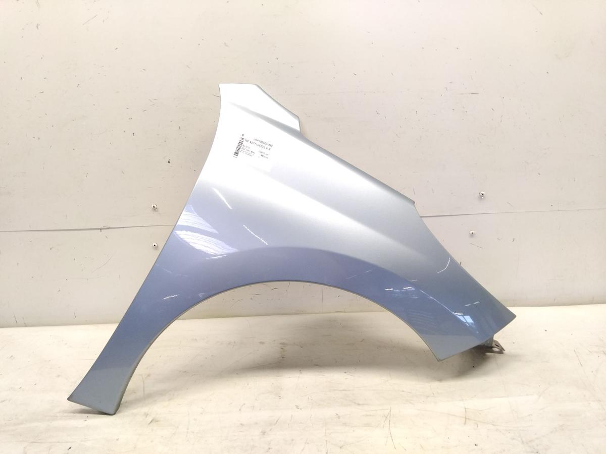 Peugeot 207 WA original Kotfl&uuml;gel vorn rechts KGZ Inari Blau Metallic BJ2010