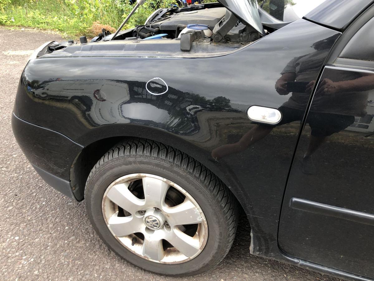 VW Lupo 6X Kotfl&uuml;gel links Fahrerseite Seitenwand L041 Brillantschwarz