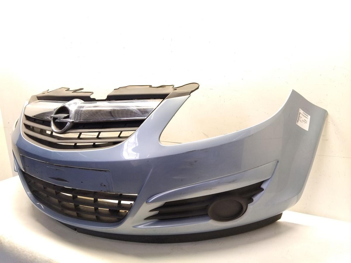 Opel Corsa D original Sto&szlig;stange Sto&szlig;f&auml;nger vorn Z21C Aeroblaumetallic BJ2008