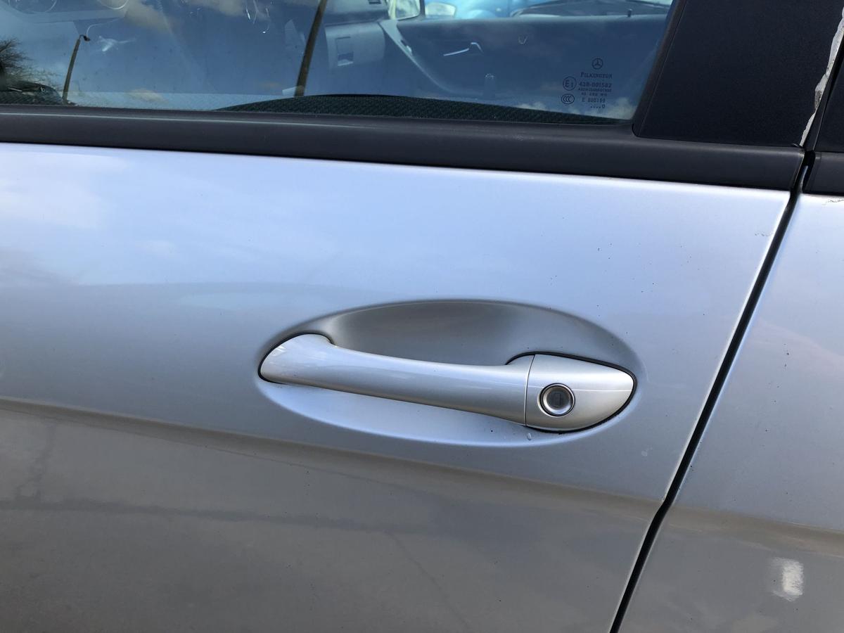 Mercedes W169 A Klasse Mopf T&uuml;r vorn links Fahrert&uuml;r Roh 5trg ab08 761 silber