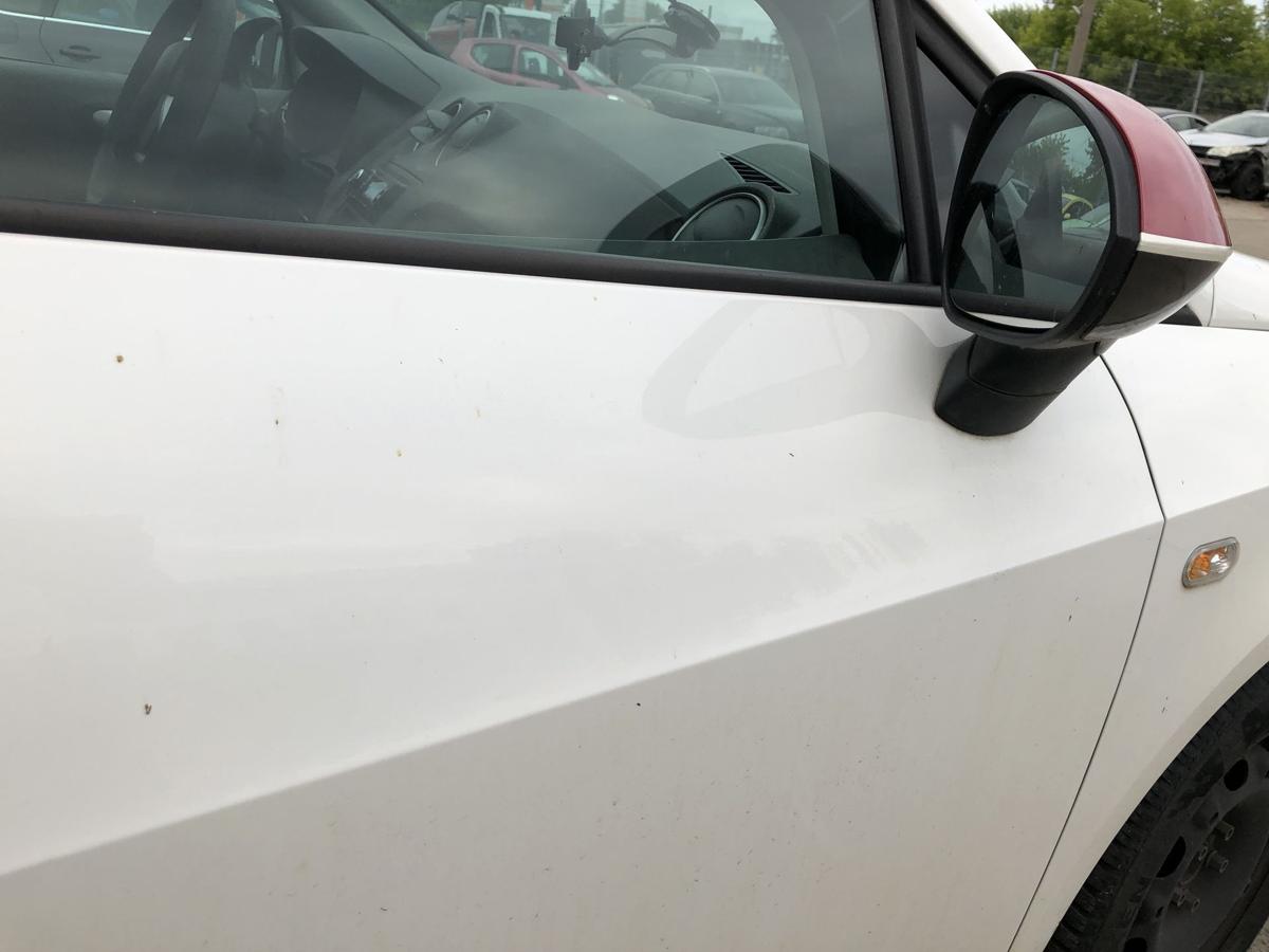 Seat Ibiza 6J T&uuml;r vorn rechts Beifahrert&uuml;r im Rohbau nur 3 t&uuml;rer LB9A Candywei&szlig;