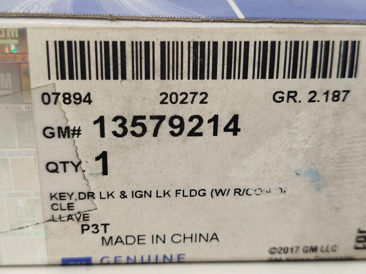 Chevrolet Spark M300 Schl&uuml;ssel Funkschl&uuml;ssel Funkfernbedienung