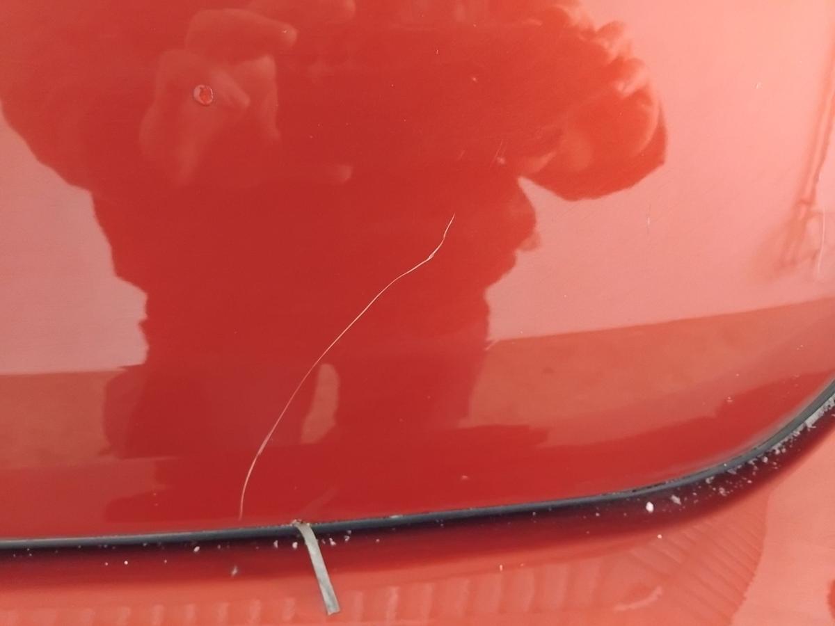 Dacia Sandero 1 Stepway Heckklappe TEB76-Rouge de Feu mit Heckscheibe BJ2010