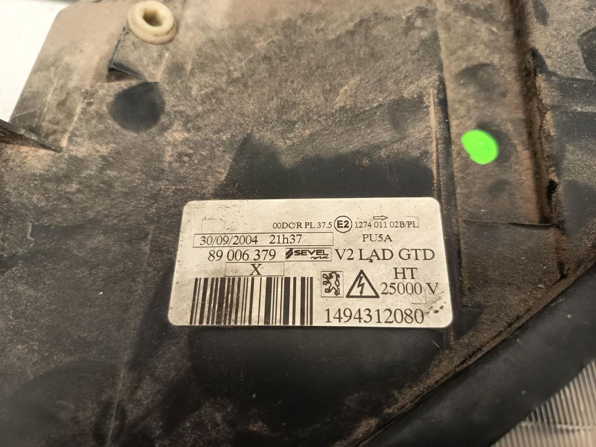 Peugeot 807 original Hauptscheinwerfer links Xenon Frontlicht Bj 2011