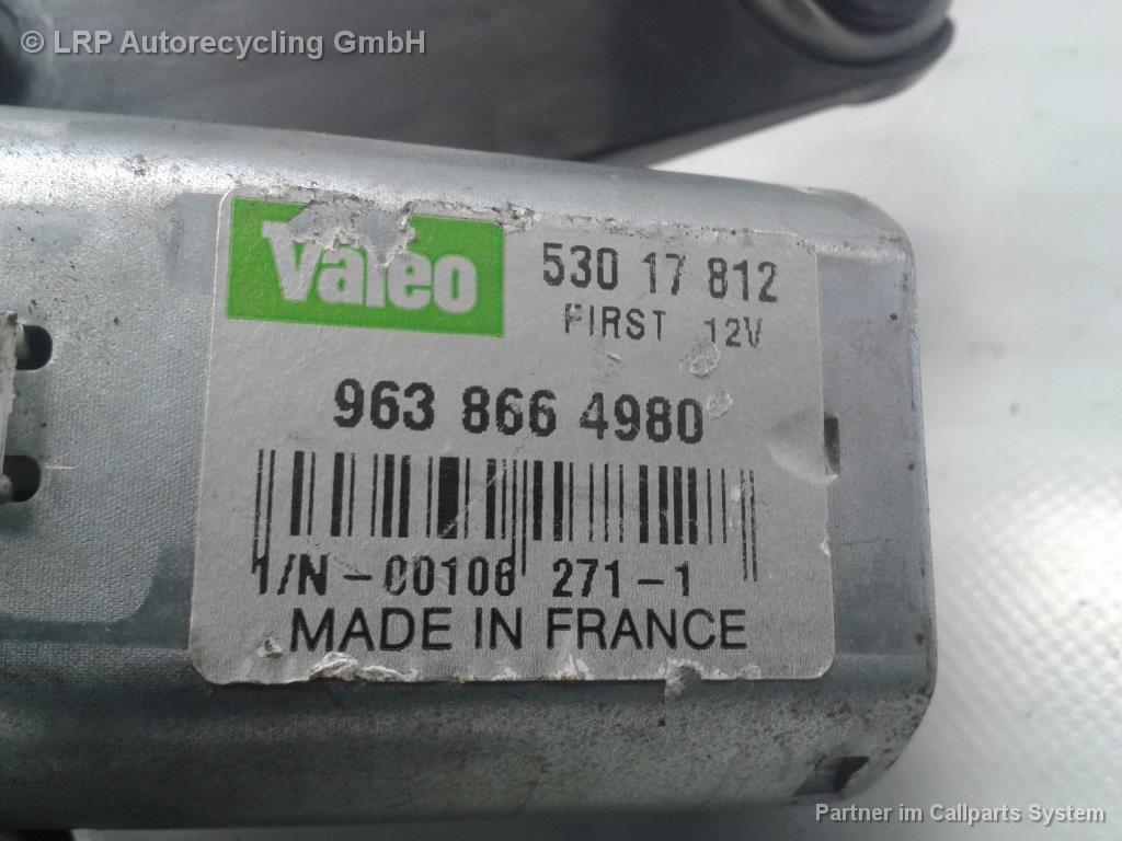 Peugeot 206 original Heckwischermotor 9638664980 53017812 VALEO BJ2001