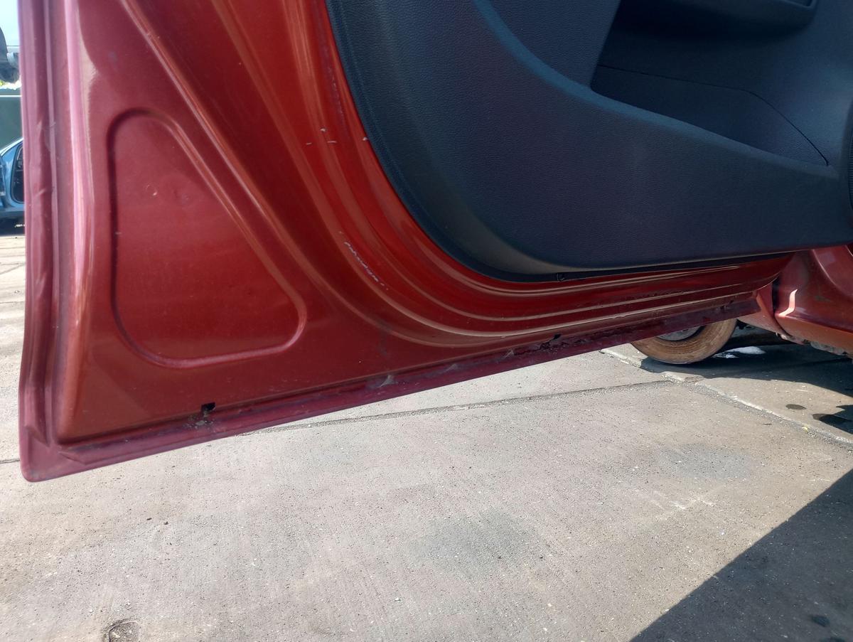 Opel Corsa D orig Tür vorn links 5Trg Fahrertür Z50K Curry Red Bj 2012